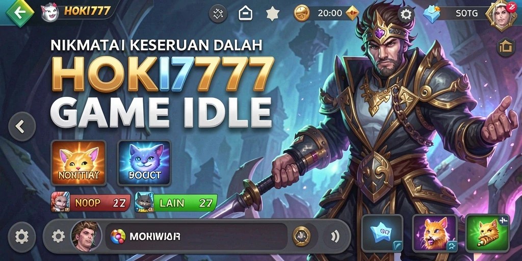 Screenshot gameplay HOKI777 menunjukkan karakter yang sedang mengumpulkan sumber daya.