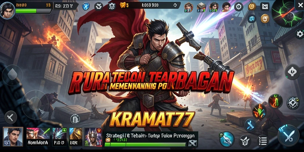 Tampilan gameplay KRAMAT77 yang mendebarkan dan strategis.