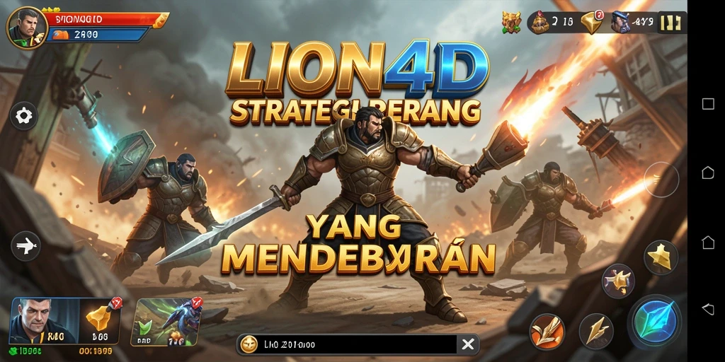 Tampilan gameplay LION4D yang menegangkan dan mendebarkan