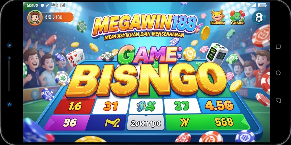 Tampilan gameplay MEGAWIN188 dengan keseruan permainan Bingo.