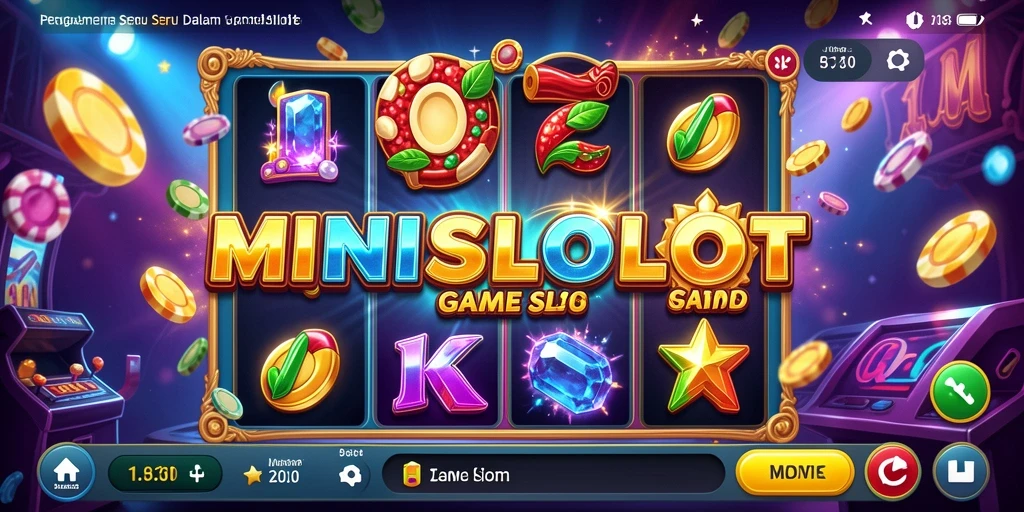 Tampilan gameplay yang menarik dan penuh warna di MINISLOT.