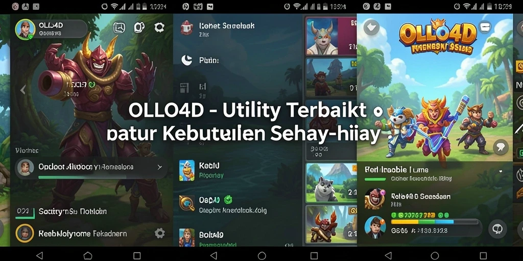 Screenshot utama OLLO4D menampilkan antarmuka yang intuitif dan fitur bermanfaat.