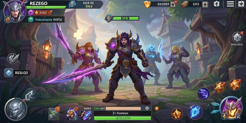 Gameplay seru dalam dunia fantasi REZEGO.