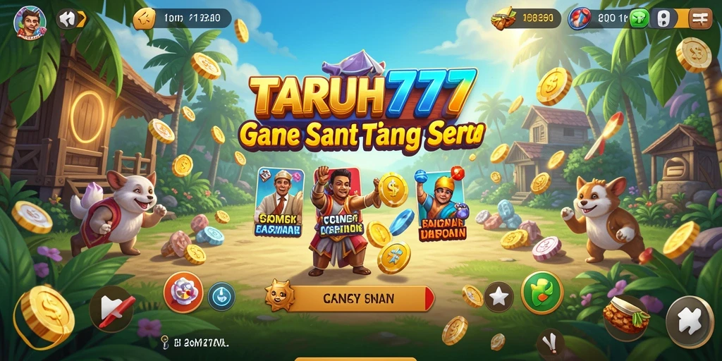 Screenshot TARUH777 menampilkan gameplay yang ceria dan mengasyikkan.