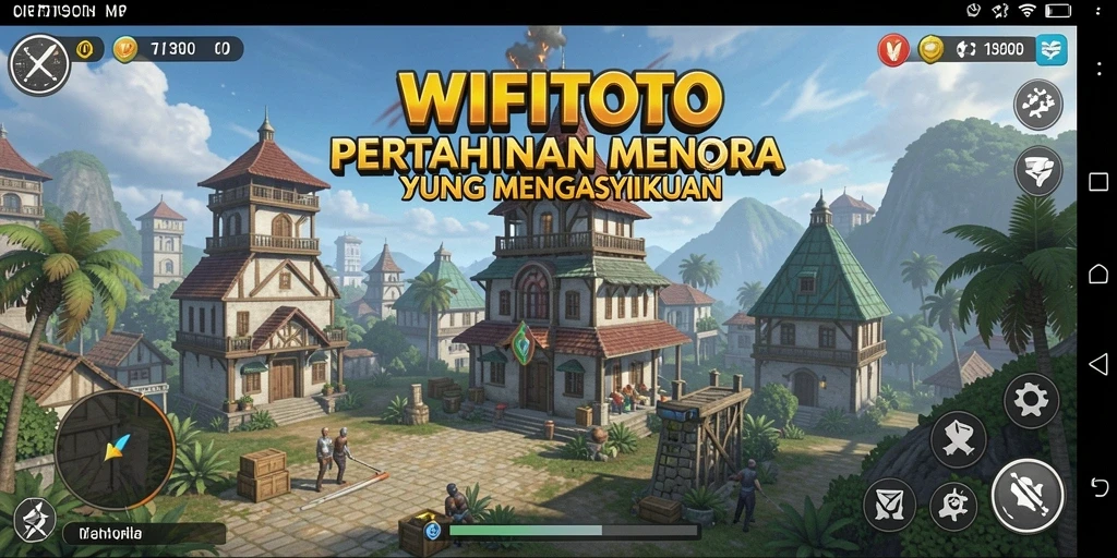 Tangkapan layar WIFITOTO menunjukkan momen pertahanan epik melawan musuh.